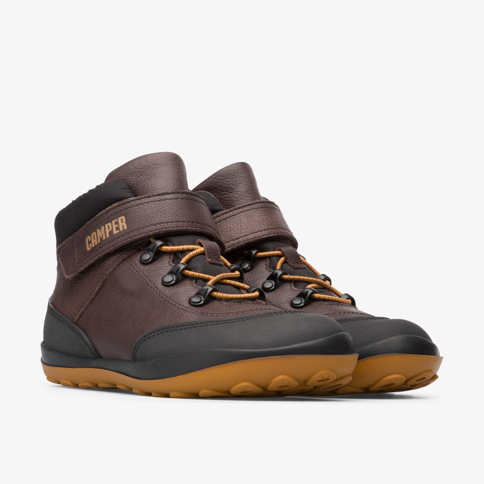 Botas Camper Peu Pista Niño - Marrones | Camper Online + 1740UVDGA